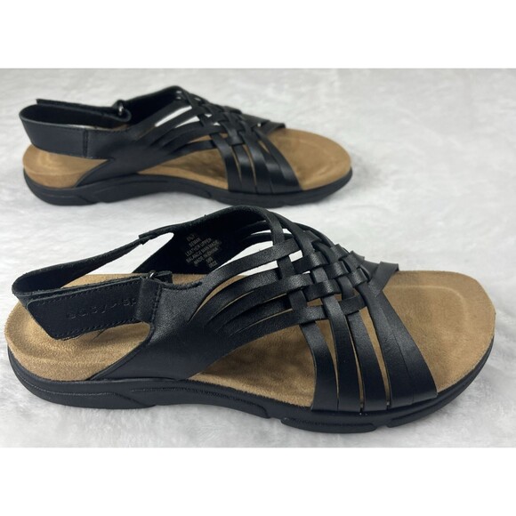 Easy Spirit Semar Sandal Leather Upper Comfort Black Size 6-1/2 NEW (no box) - Picture 2 of 7